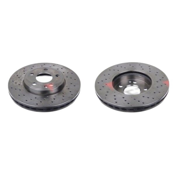 2 Bremsscheiben Vorderachse belüftet Ø 295 mm 28 mm FTE für u.a. MB A-KLASSE