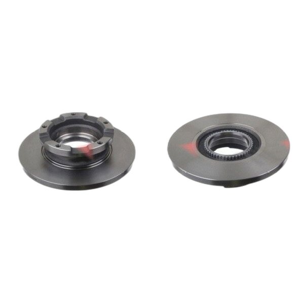 2 brake discs rear axle full Ø 288 mm 16 mm FTE for e.g. FORD TRANSIT