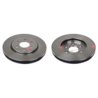 2 Bremsscheiben Vorderachse belüftet Ø 296 mm...