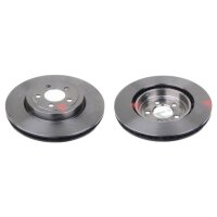 2 Bremsscheiben Vorderachse belüftet Ø 345 mm...