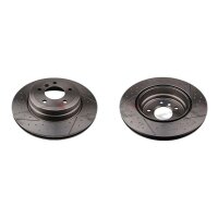 2 brake discs rear axle ventilated Ø 324 mm 22 mm...