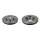 2 brake discs front axle ventilated Ø 344 mm 32 mm FTE for e.g. MB C-CLASS