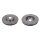 2 brake discs front axle ventilated Ø 375 mm 32 mm FTE for e.g. MB GL-CLASS