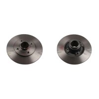 2 brake discs rear axle full Ø 238 mm 8 mm FTE for...