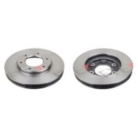 2 Bremsscheiben Vorderachse belüftet Ø 285 mm...