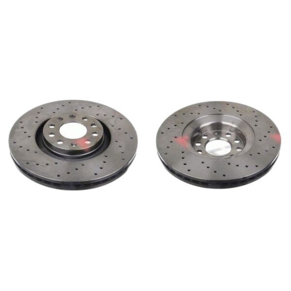 2 Bremsscheiben Vorderachse belüftet Ø 320 mm 30 mm FTE für u.a. AUDI A4