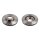 2 brake discs front axle ventilated Ø 368 mm 36 mm FTE for e.g. PORSCHE CAYENNE