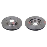 2 Bremsscheiben Vorderachse belüftet Ø 300 mm...
