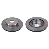 2 brake discs rear axle ventilated Ø 350 mm 26 mm...