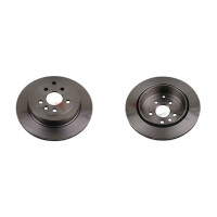 2 brake discs rear axle ventilated Ø 302 mm 20 mm...