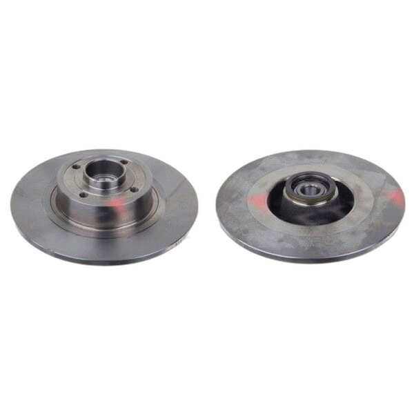 2 brake discs rear axle full Ø 270 mm 10 mm FTE for e.g. RENAULT MEGANE