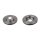 2 brake discs front axle ventilated Ø 259 mm 20.5 mm FTE for e.g. RENAULT CLIO