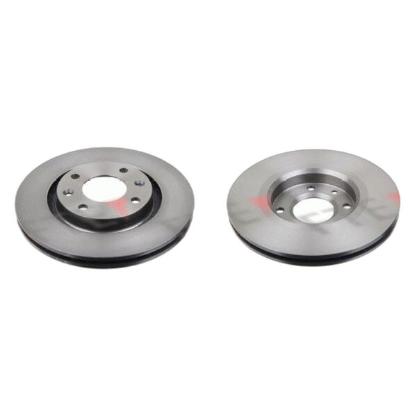 2 brake discs front axle ventilated Ø 266 mm 22 mm FTE for e.g. PEUGEOT 208