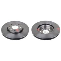 2 brake discs front axle ventilated Ø 257 mm 22 mm...