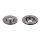 2 brake discs front axle ventilated Ø 241 mm 18 mm FTE for e.g. HYUNDAI i10