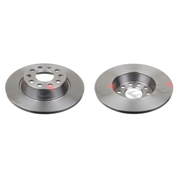 2 Bremsscheiben Hinterachse voll Ø 282 mm 12 mm FTE für u.a. AUDI A3