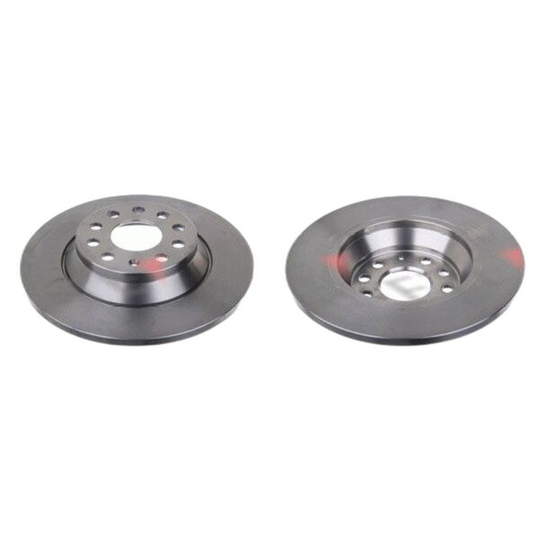 2 brake discs rear axle full Ø 300 mm 12 mm FTE for e.g. VW GOLF
