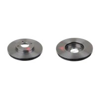 2 brake discs front axle ventilated Ø 278 mm 23 mm...