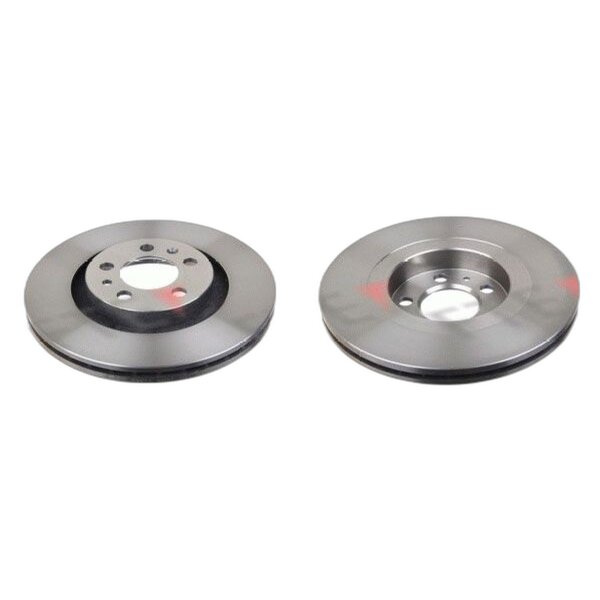 2 brake discs front axle ventilated Ø 280 mm 22 mm FTE for e.g. VW GOLF