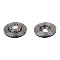 2 brake discs front axle ventilated Ø 280 mm 24 mm...