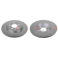 2 brake discs rear axle full Ø 300 mm 12 mm FTE...