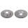 2 brake discs rear axle full Ø 300 mm 12 mm FTE for e.g. AUDI A4