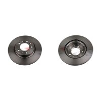 2 brake discs front axle ventilated Ø 266 mm 22 mm...