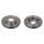 2 brake discs front axle ventilated Ø 256 mm 24 mm FTE for e.g. OPEL ASTRA