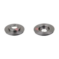 2 brake discs front axle full Ø 247 mm 13 mm FTE...