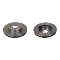 2 brake discs front axle ventilated Ø 255 mm 22 mm...