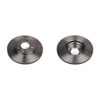 2 brake discs front axle ventilated Ø 256 mm 22 mm...