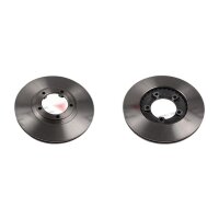 2 brake discs front axle ventilated Ø 253 mm 20 mm...