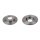 2 Bremsscheiben Hinterachse voll Ø 247 mm 9 mm FTE für u.a. CITROËN BERLINGO