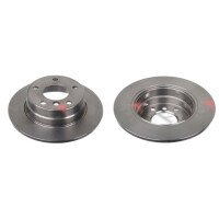 2 brake discs rear axle full Ø 280 mm 10 mm FTE...