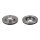 2 brake discs front axle ventilated Ø 262 mm 22 mm FTE for MERCEDES-BENZ 190