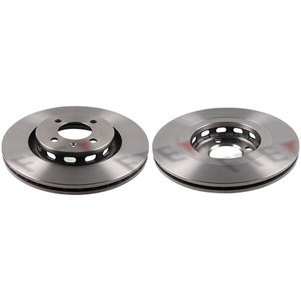 2 brake discs front axle ventilated Ø 280 mm 22 mm FTE for e.g. VW GOLF