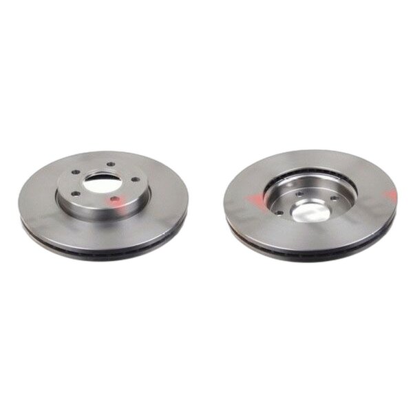 2 brake discs front axle ventilated Ø 278 mm 25 mm FTE for VOLVO V50 and others