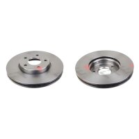 2 brake discs front axle ventilated Ø 278 mm 25 mm...