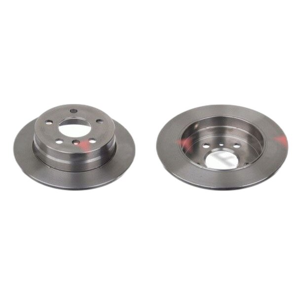 2 brake discs rear axle full Ø 258 mm 8 mm FTE for e.g. MB A-CLASS