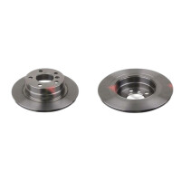 2 brake discs rear axle full Ø 290 mm 11 mm FTE...