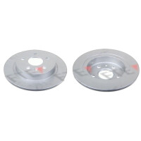 2 brake discs rear axle full Ø 292 mm 12 mm FTE...