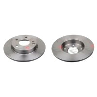 2 brake discs front axle full Ø 260 mm 12 mm FTE...