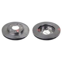 2 brake discs front axle ventilated Ø 260 mm 22 mm...