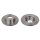 2 brake discs rear axle full Ø 296 mm 10.5 mm FTE for BMW 1 Series and others