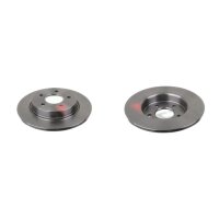 2 brake discs rear axle full Ø 271 mm 11 mm FTE...