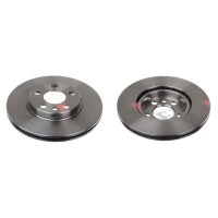 2 Bremsscheiben Vorderachse belüftet Ø 258 mm...