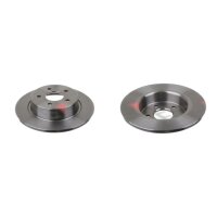 2 brake discs rear axle full Ø 280 mm 11 mm FTE...