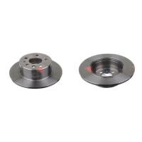 2 brake discs rear axle full Ø 279 mm 10 mm FTE...