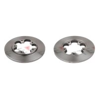 2 brake discs rear axle full Ø 308 mm 16 mm FTE...