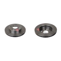 2 brake discs front axle ventilated Ø 235 mm 18 mm...